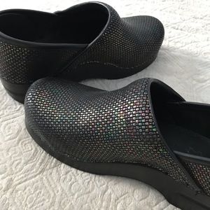 Dansko Iridescent Mermaid Scale Clog - size 38